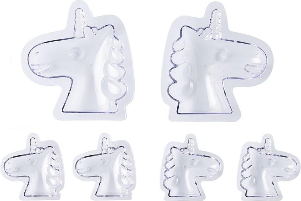Mastrad chocolade Mal Unicorn Set van 6
