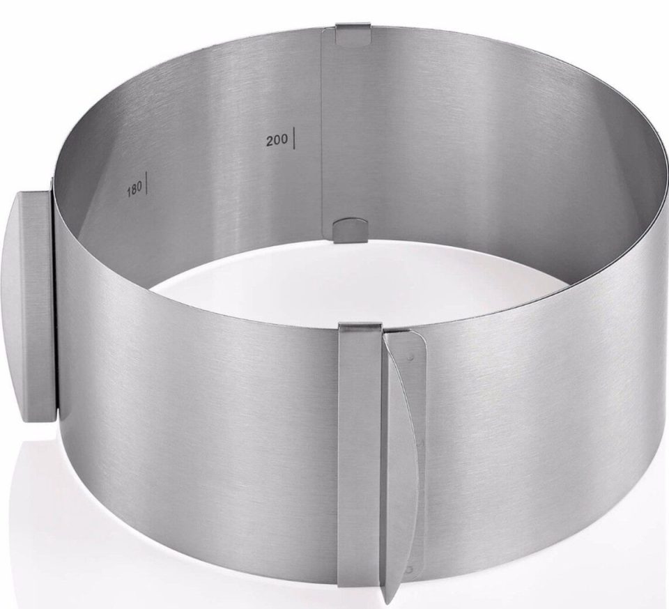 Utensil taartring verstelbaar 30 cm