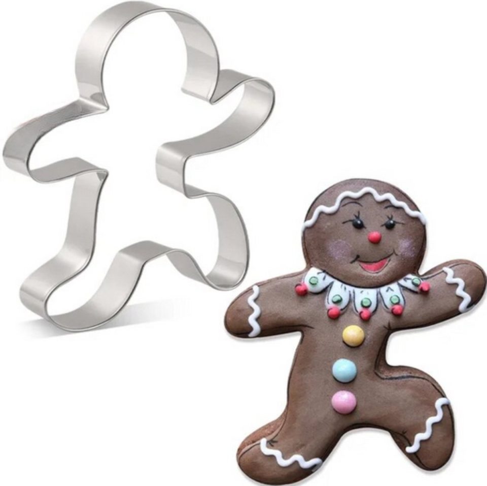 Winkrs uitsteekvorm Kerst Rennend Koekemannetje 10,6 cm