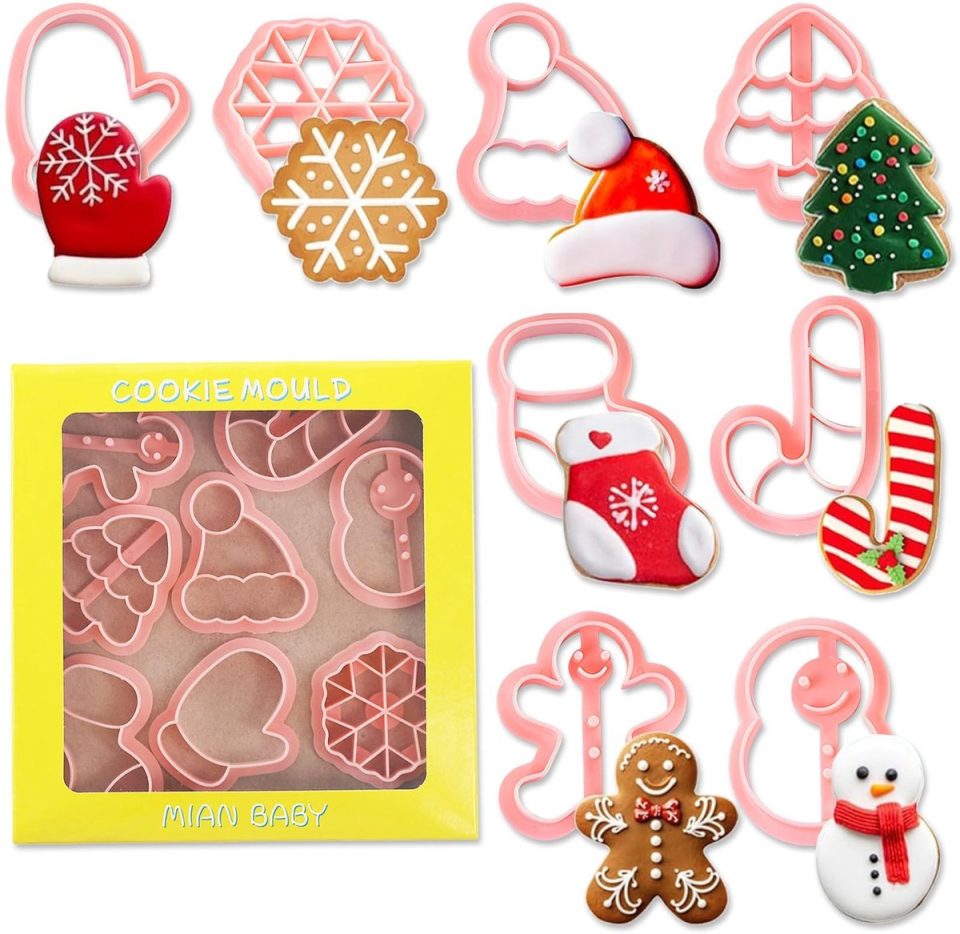 Ntgfu Kerstkoekjesvormpjesset koekjesvormpjes Kerstkoekjesvormpjes (8 stuks)