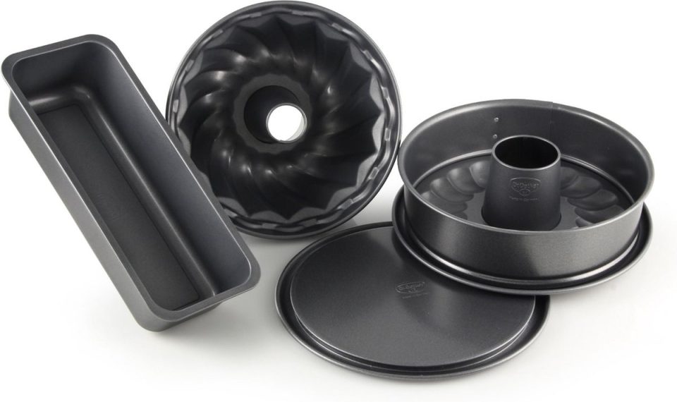 Dr. Oetker bakvorm set Baking Harmony,. zwart (4 stuks)