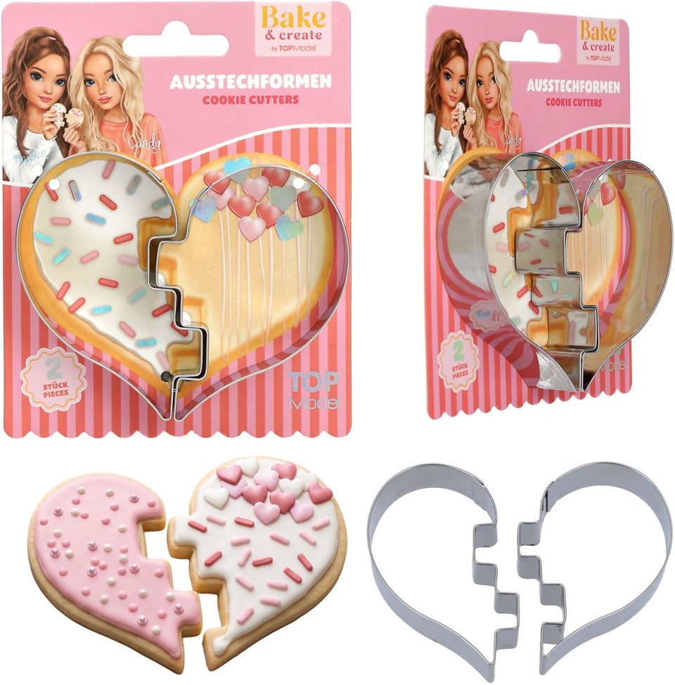 Depesche TOPModel koekjesvorm hart bake and create