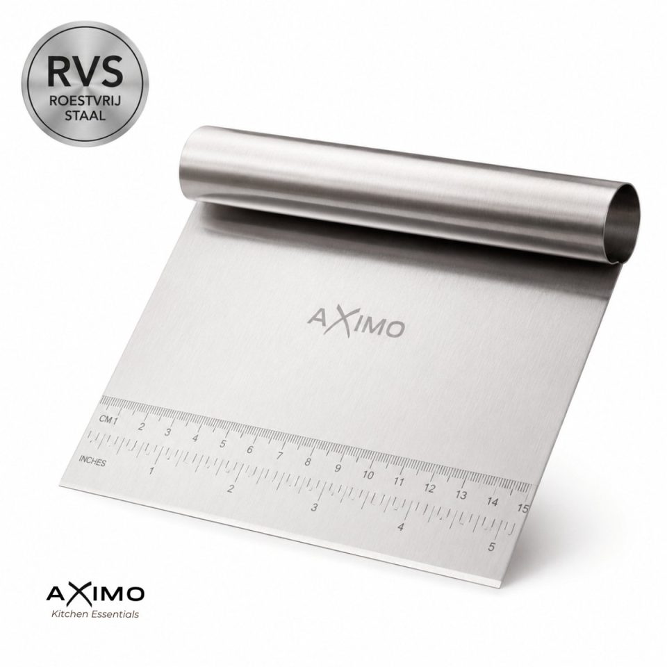 Aximo Deegschraper RVS Deegsteker met Maataanduiding