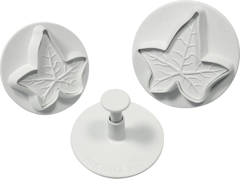 PME Uitstekerset Veined Ivy Leaf Plunger set van 3