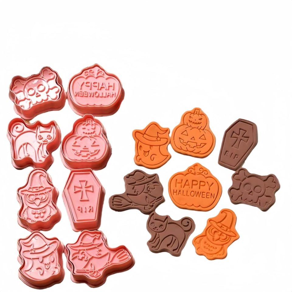 Yunguui Halloween koekjesvormpjesset (8 stuks)