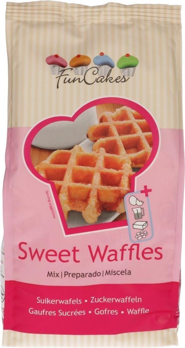 FunCakes bakmix voor Belgische Wafels 1 kg