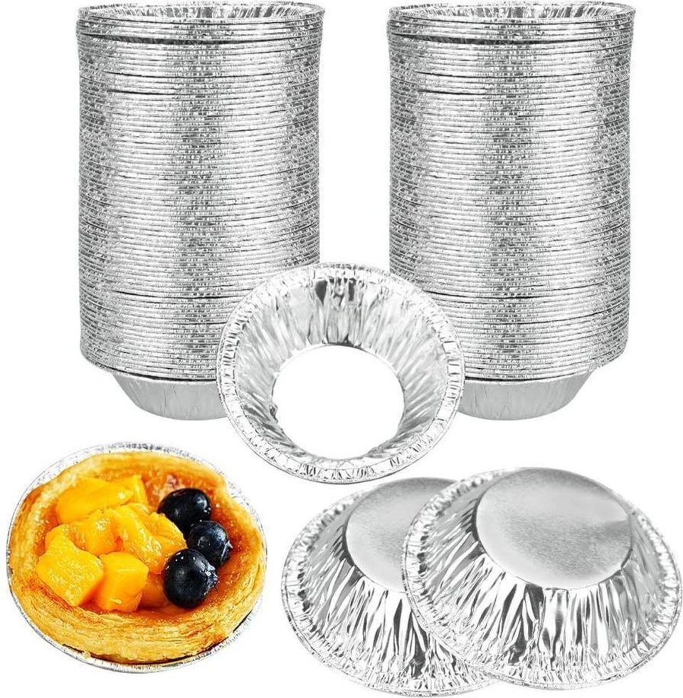 PigMig Aluminium Wegwerp Bakjes 7 cm (100 stuks)