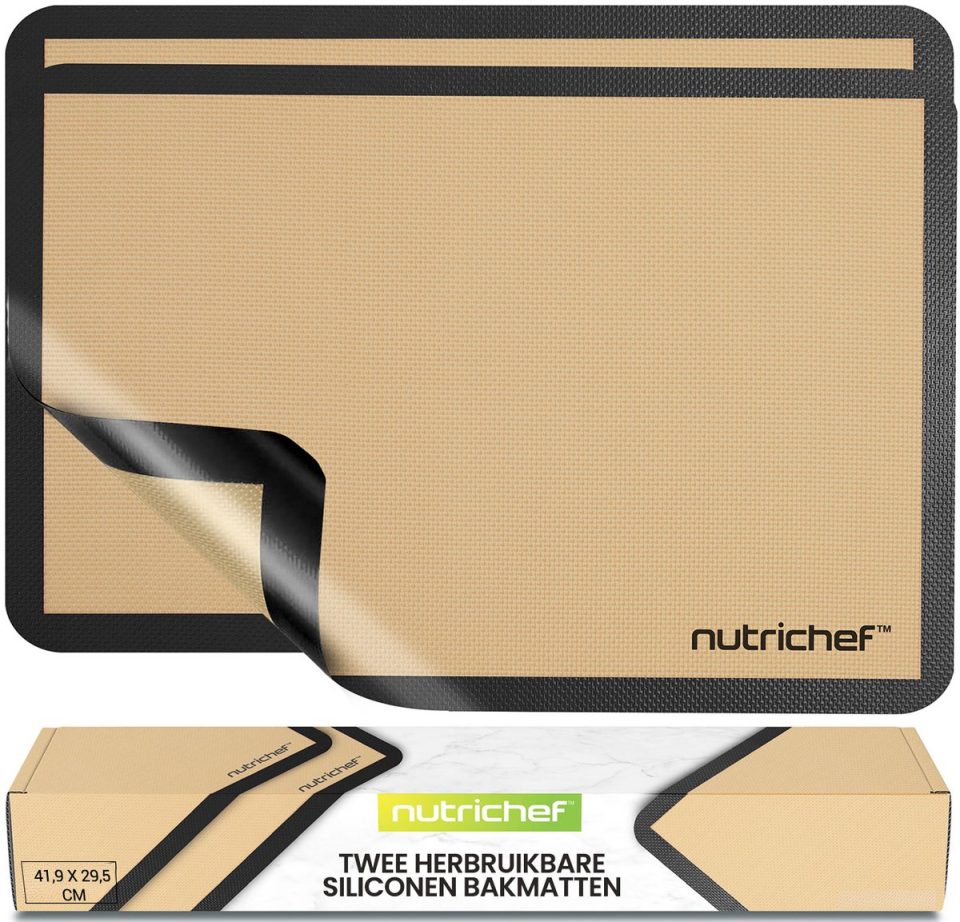 Nutrichef bakmatten Siliconen 2-delig