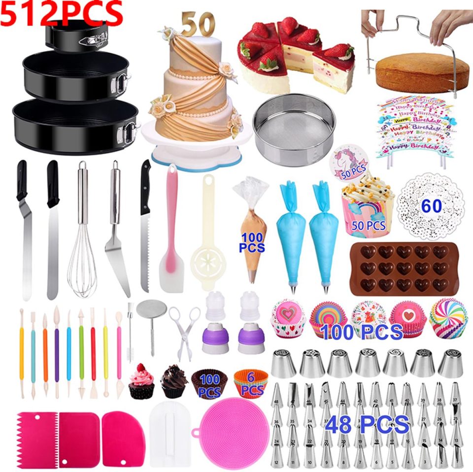 Aimason Taart Decoratie Set 512 Delig