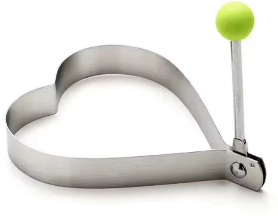 Go Go Gadget bakvorm Eier Hartvorm Ei Ring voor Gebakken Eieren Pannenkoekvorm Bakring voor Ontbijt en Brunch (1 stuks)