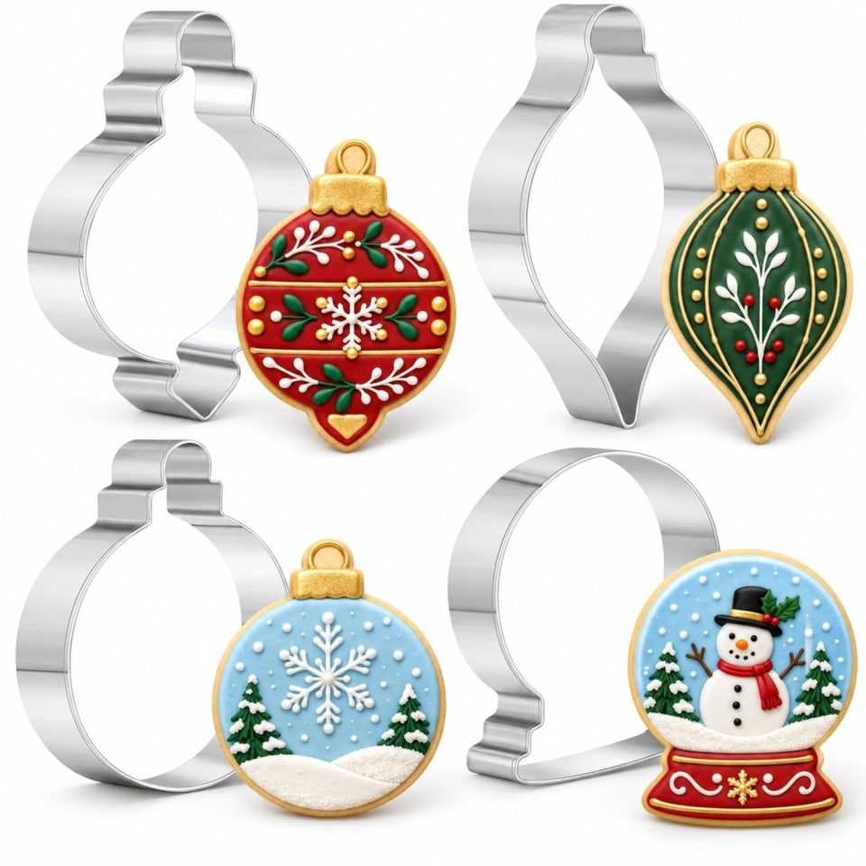 Duraxl Uitsteekvormen kerst Set van 4