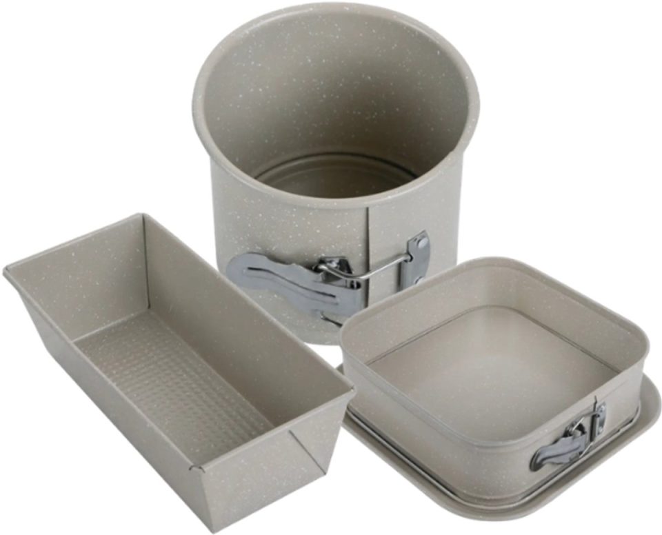 Kinghoff Bakvormen Set 3-Delig 26 x 11,5 x 7,5 cm