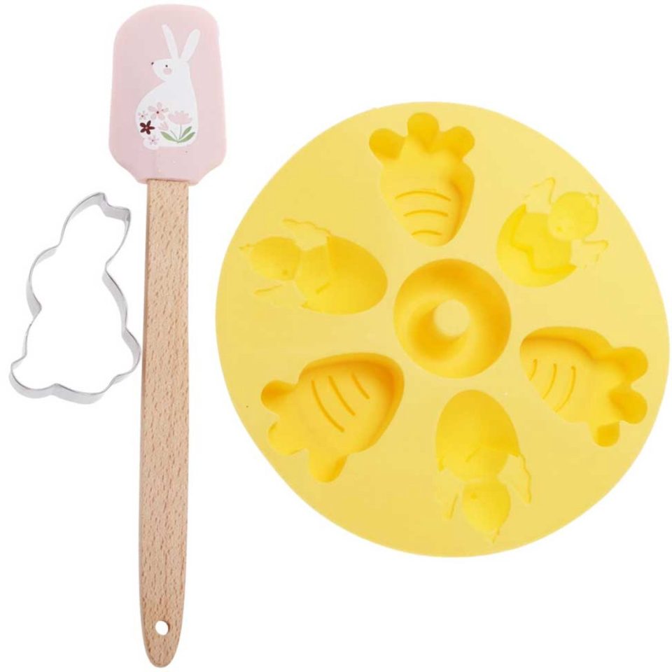 La Cucina Set bakaccessoires met paasmotief geel