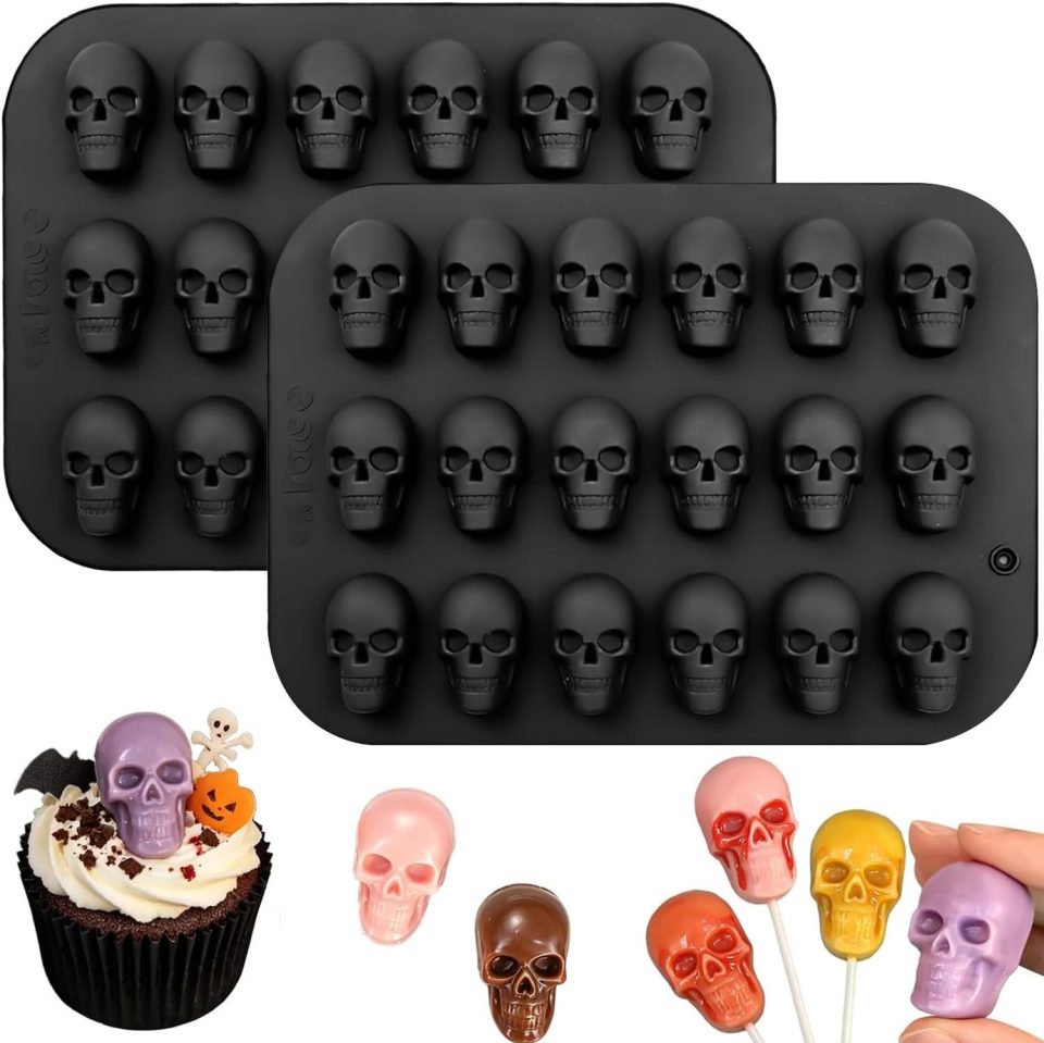VHV chocolade Halloween Mal Schedel (2 stuks)