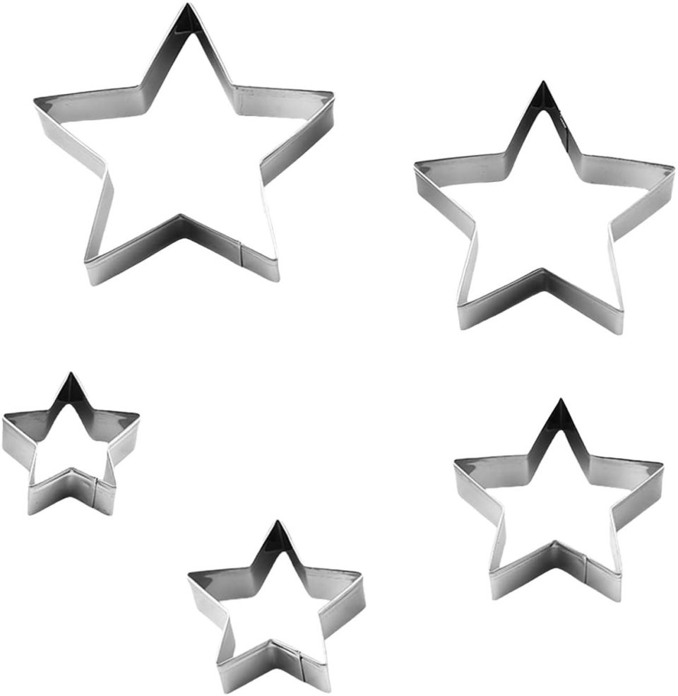 Ginddy Stervormige koekjesvorm (5 stuks)