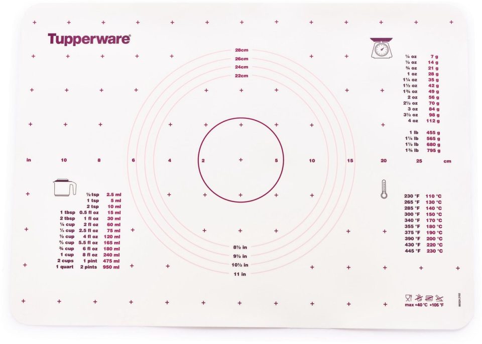 Tupperware Placemat Deegblad