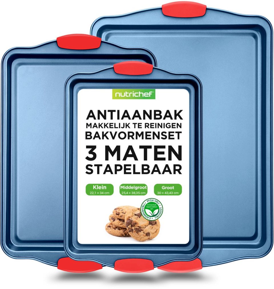 Nutrichef bakvorm 3-delige set