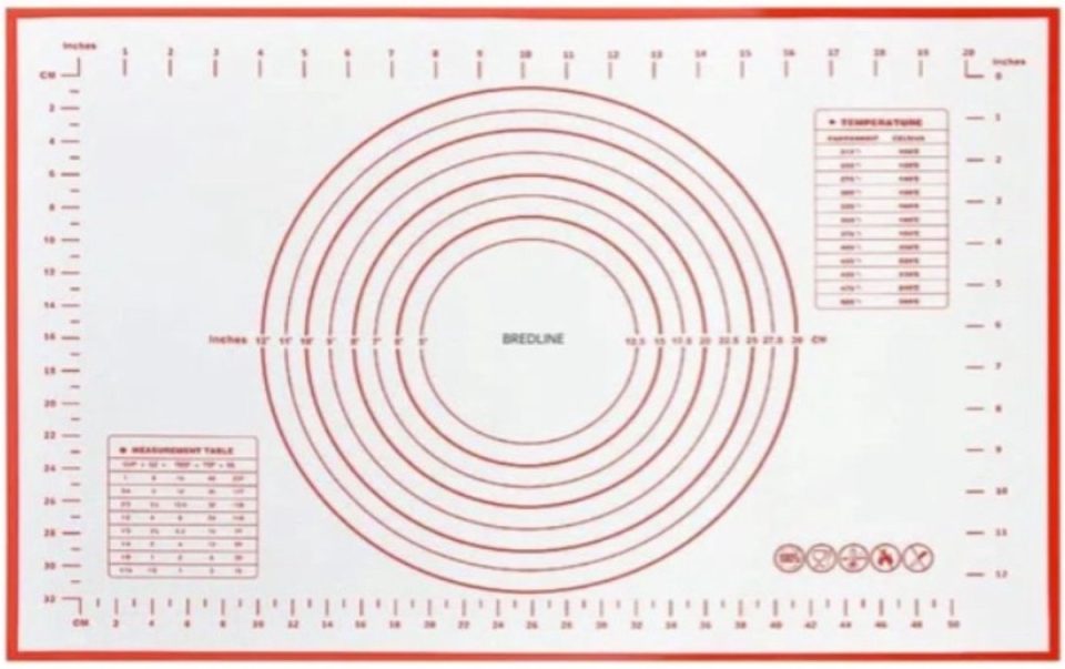 Bredline bakmat Deegmat (1 stuks)