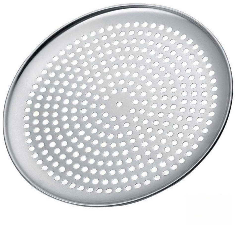 Qttvbtna 3-delige Set Perforatie Pizza Bakpannen 23 cm 25 cm