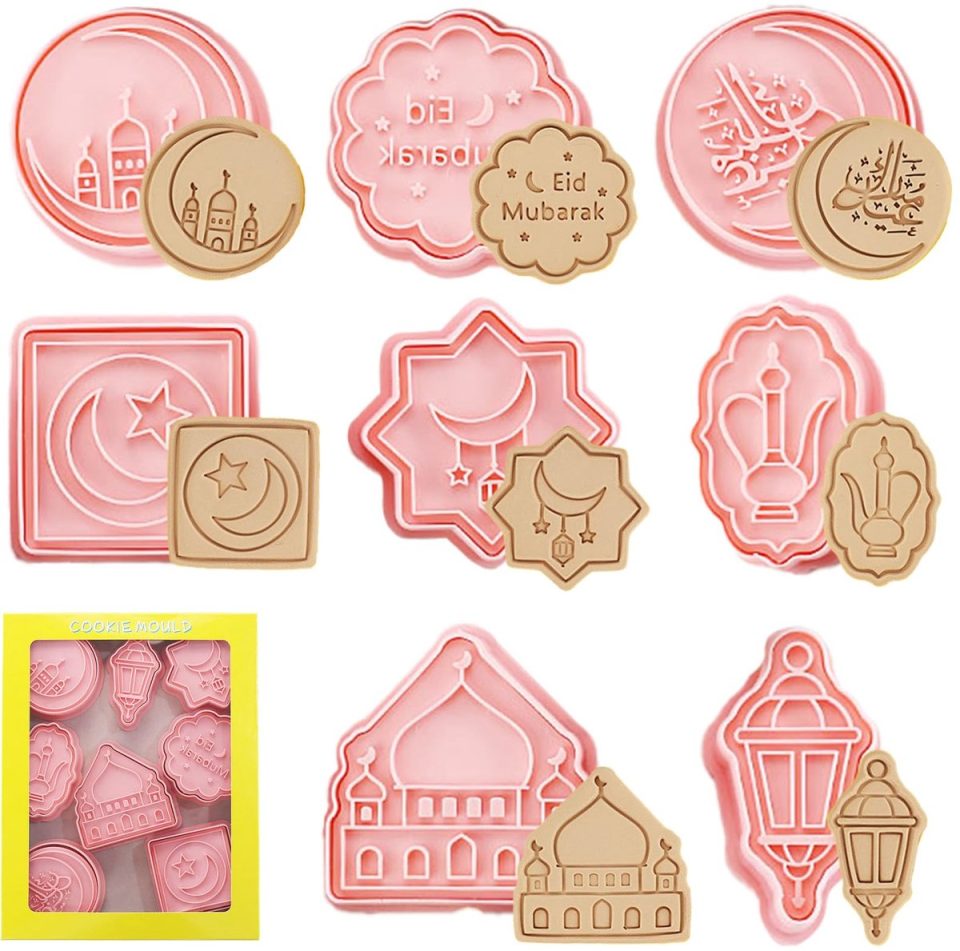 Ntgfu Eid Mubarak koekjesvormpjes (8 stuks)