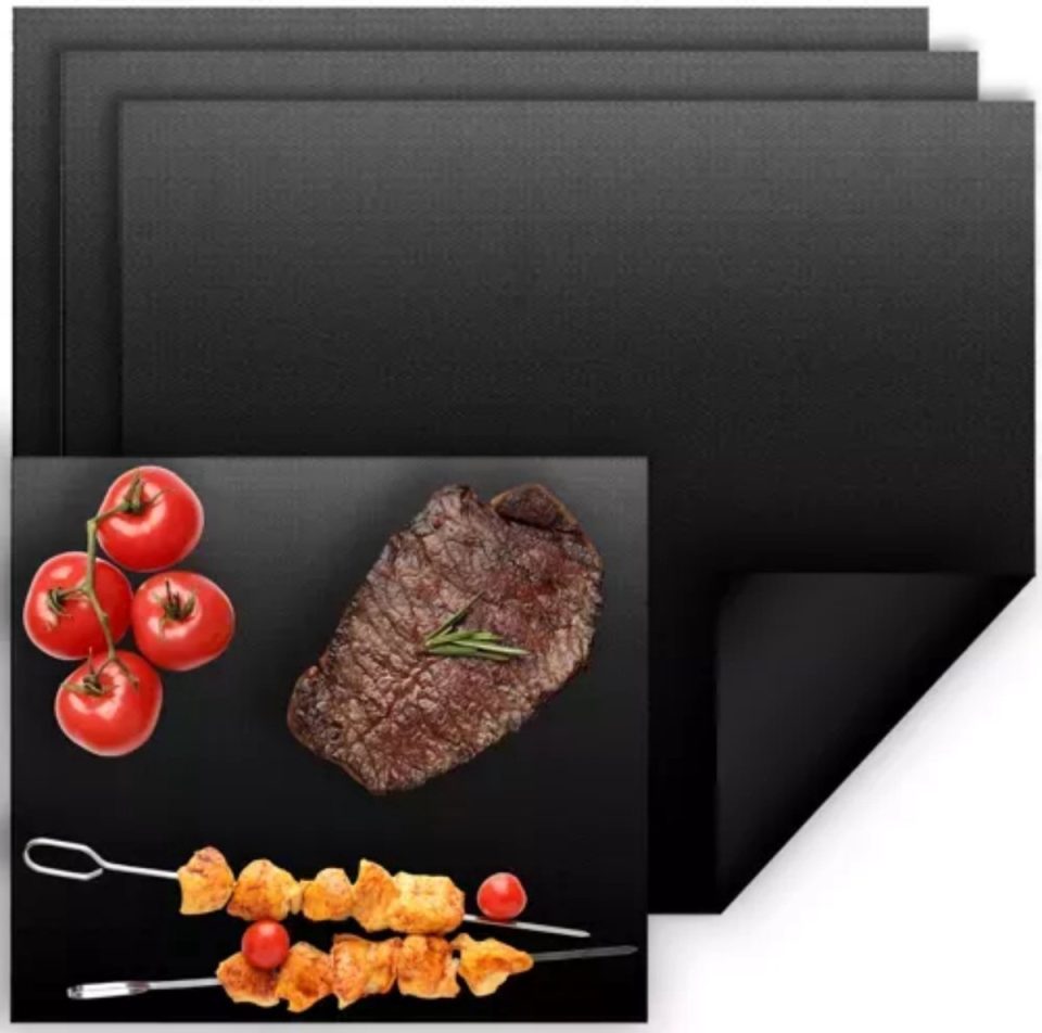 Ruhhy Grillmat Set van 3 Ideaal voor Grillen en Bakken
