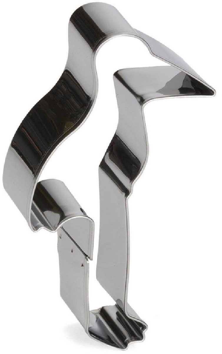 Patisse uitsteekvorm Ooievaar RVS zilver 9 cm