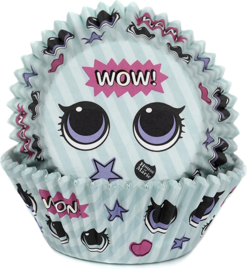 House of Marie Cupcake Vormpjes WOW Eyes (50 stuks)