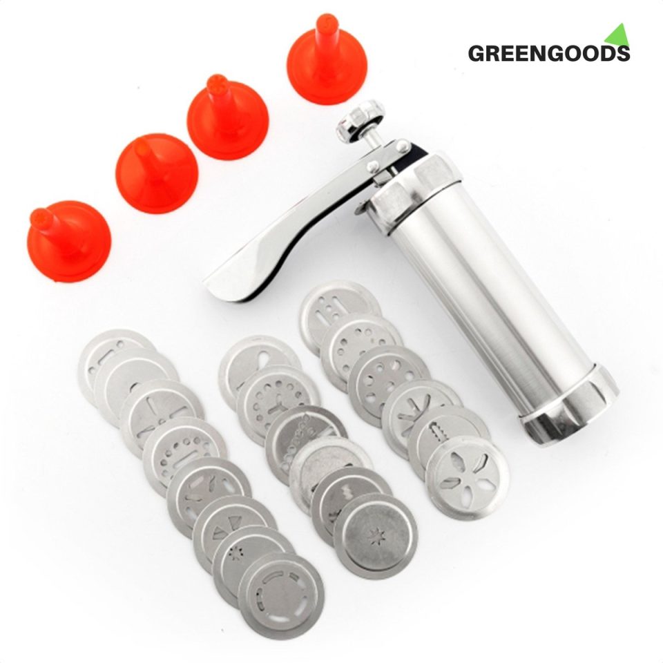 Greengoods 2 in 1 Koekjespers en garneerspuit