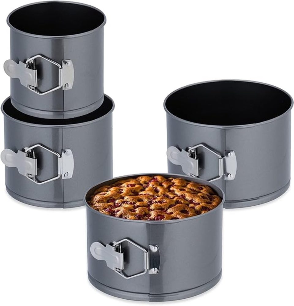Famanu springvorm set Ø 12 14 16 18 cm (4 stuks)