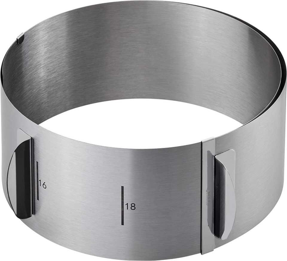 Gefu taartring tondo Verstelbare 16,5- 32 cm 8,5 cm