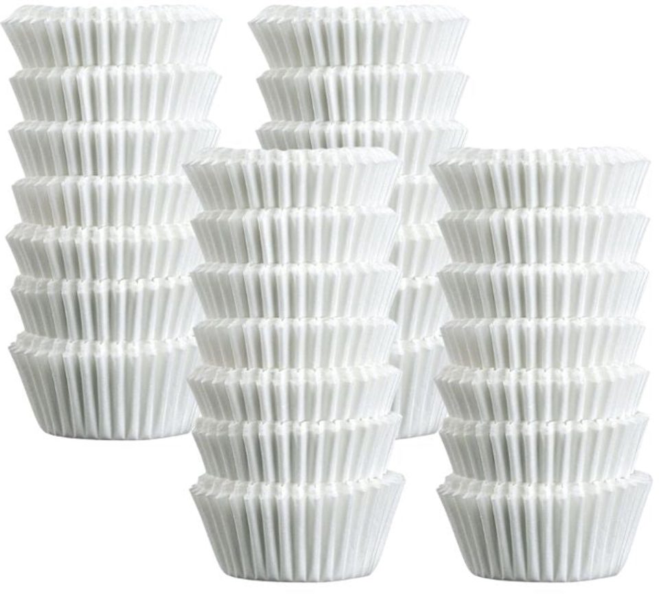 Zenker Set van 480 mini papieren muffinvormpjes 3 cm