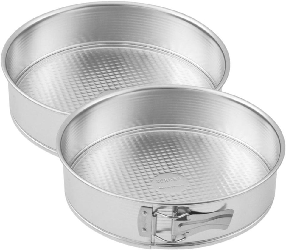 Zenker Set van 2 Scharnierende Springvormen Silver 28 cm