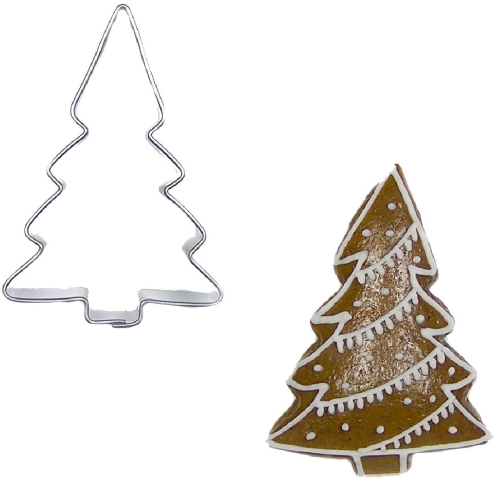 Brand New Cake uitsteekvorm Kerstboom RVS 6 cm