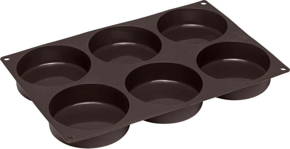 Lurch bakvorm Flexiform voor 6 hamburgerbroodjes ø 10 cm