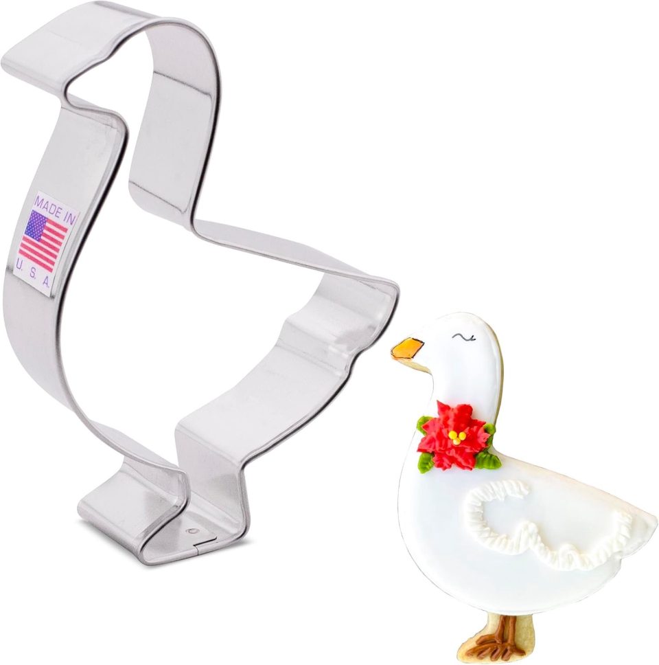 Ann Clark Cookie Cutters Ganzenvorm Koekjesvorm Metaal 10 cm