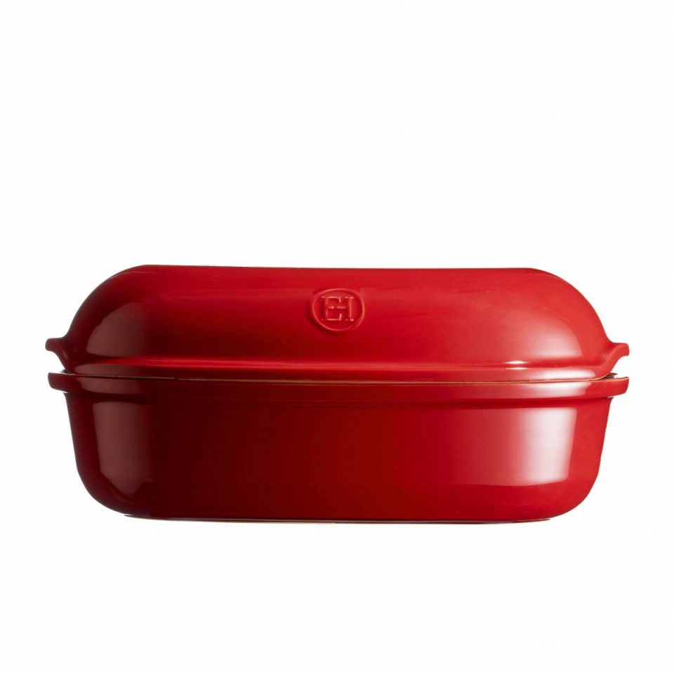 Emile Henry broodbakvorm Ambachtelijk HR Keramiek Rood 340 x 215 x 150 mm