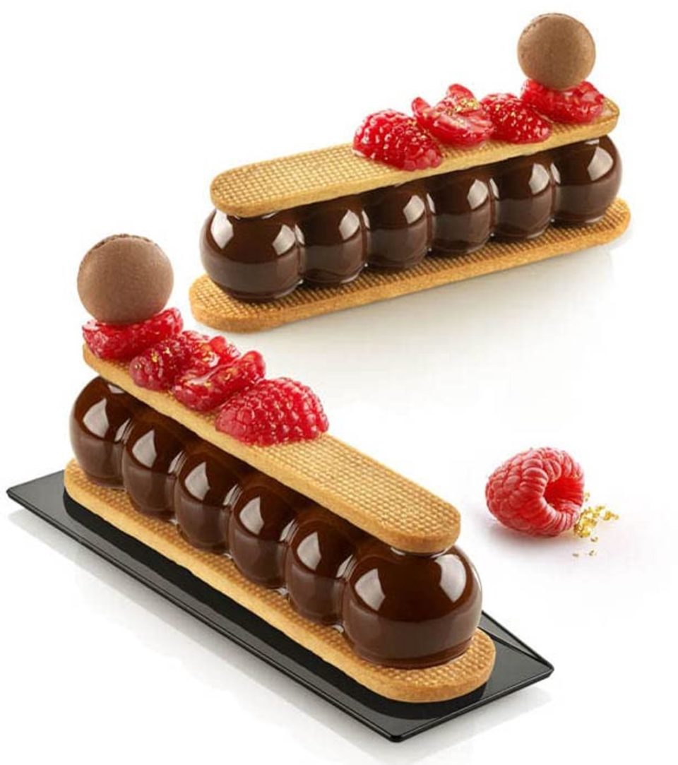 Unyqoos siliconen bakvorm voor perfect gevormde truffel eclairs
