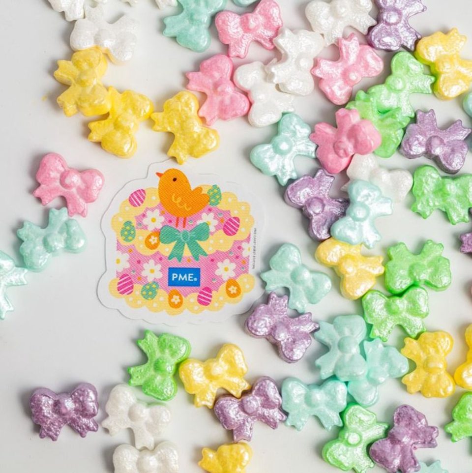 PME Sprinkle Charms Pastel Strikjes 25 g