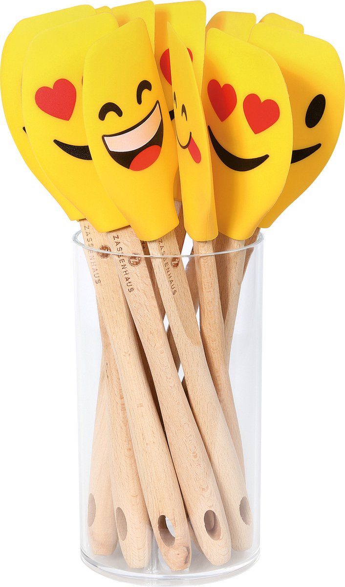 zassenhaus Deegschraper Smiley beukenhout 30,5 cm