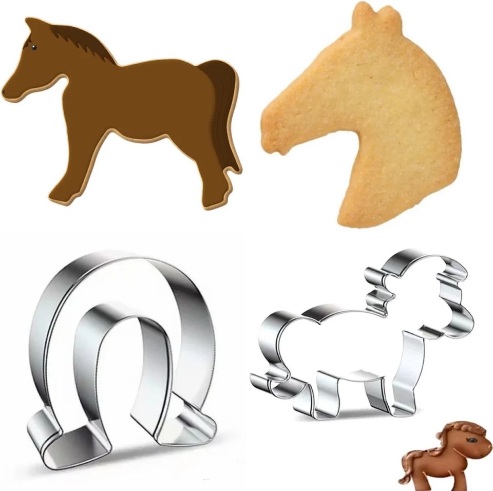 Sweet-One 4 verschillende paarden koekjes vormen