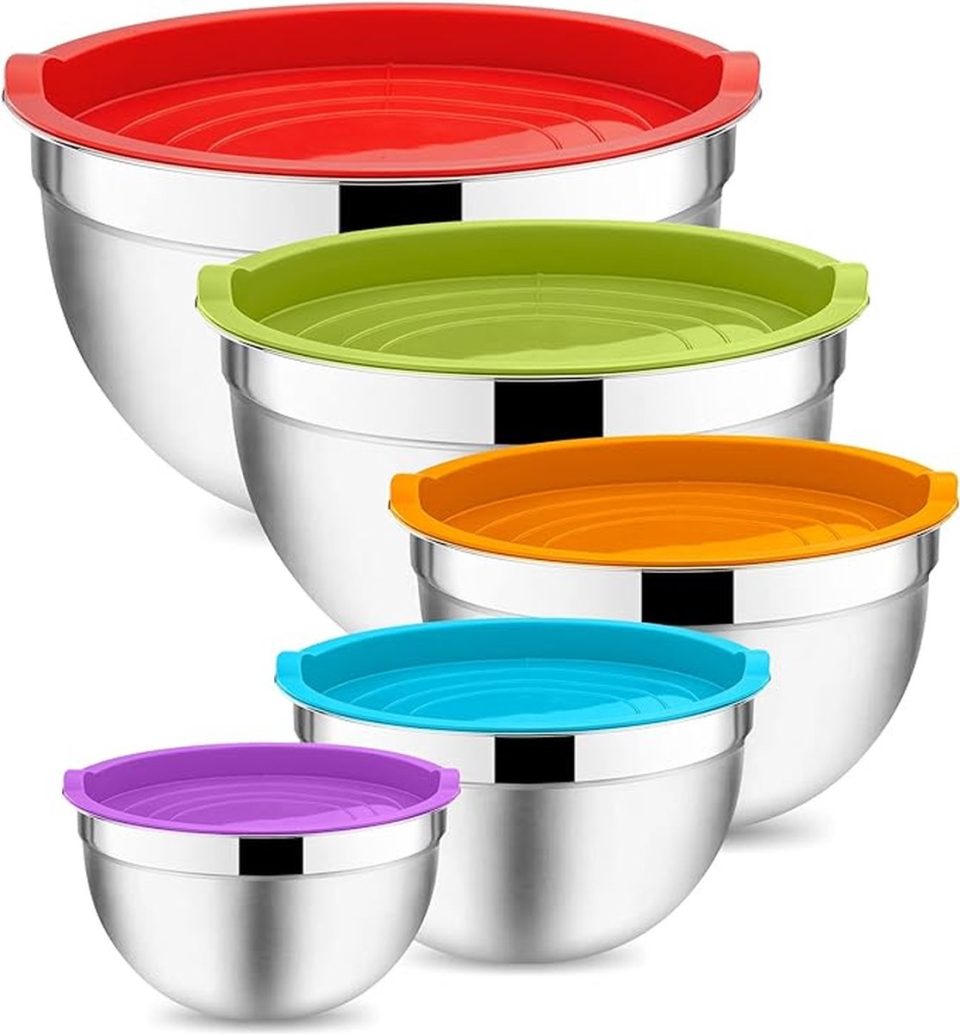 iBright beslagkommen Set 5 Delig met deksel
