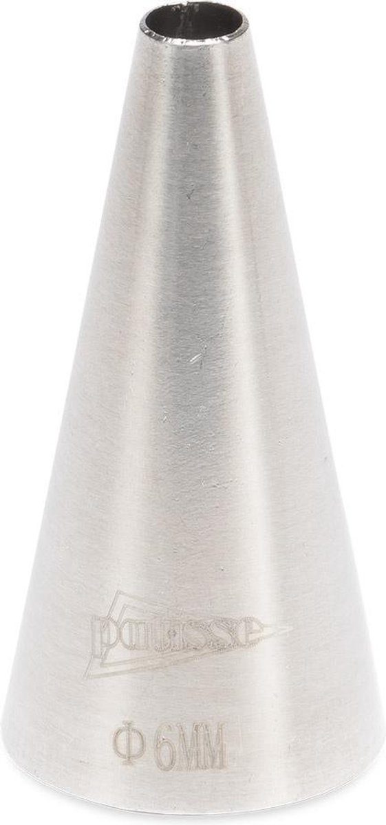 Patisse spuitmond Rvs Zilver 6 mm