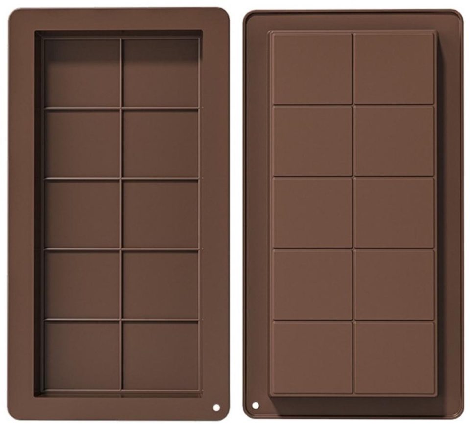 Tovbmup Chocoladevormen Diepe siliconen Chocoladevormen (2 stuks)