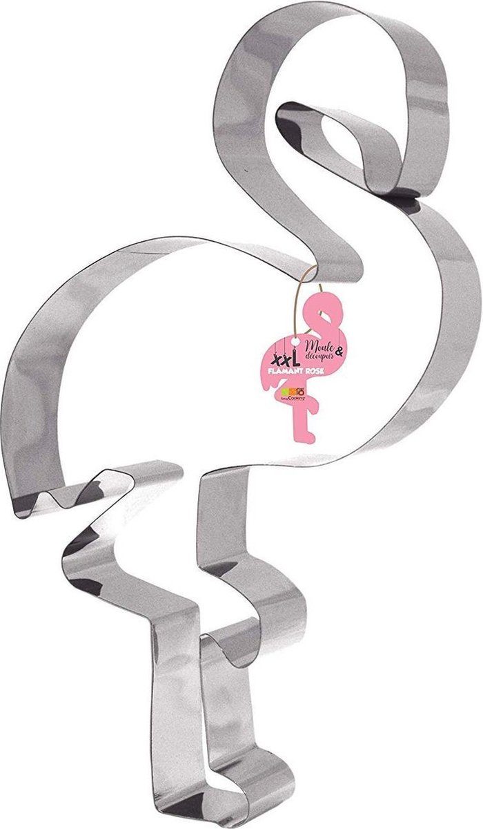 Scrapcooking Koekjesuitsteker XXL Flamingo