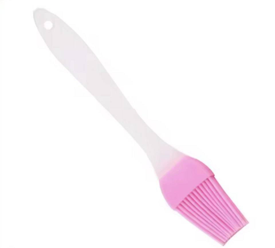Chpn Siliconen bakkwast Roze Wit 20 cm