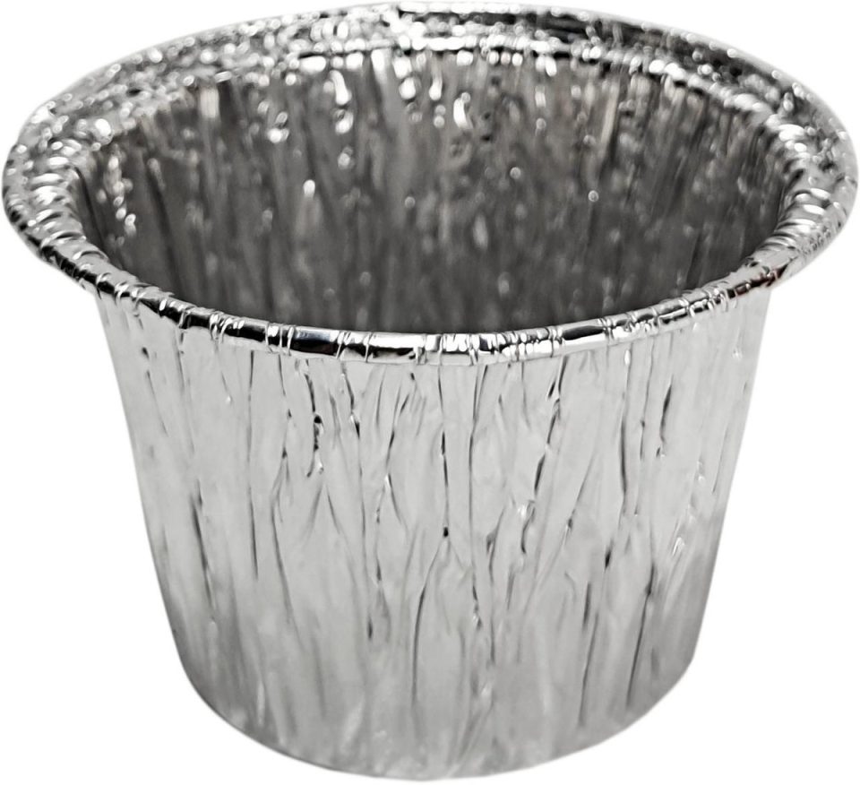 SB Line Ronde aluminium wegwerp cupcake /muffin bakvormen 7,5 cm (80 stuks)