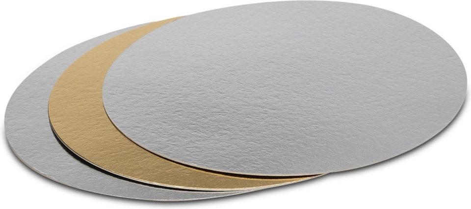 Patisse Taartonderleggers Papier Zilver/goud 30 cm (3 stuks)