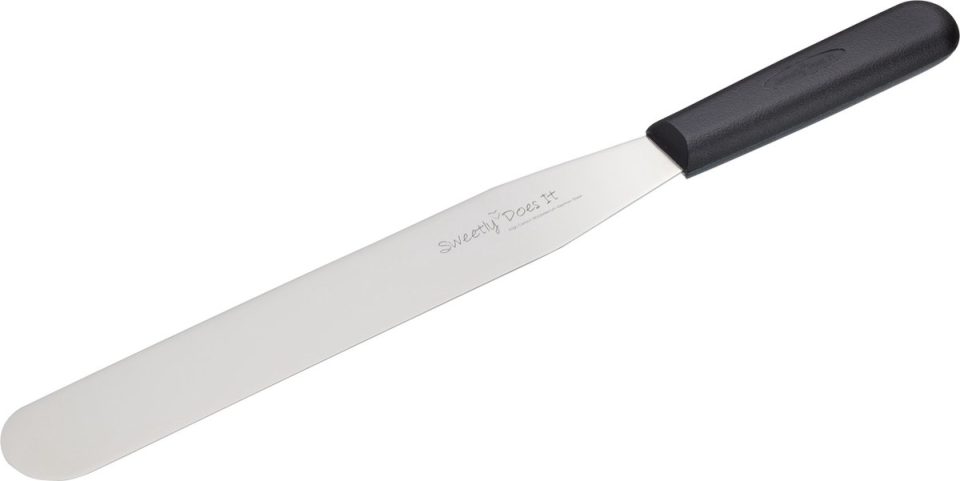 KitchenCraft paletmes KC Blue Sweetly Does It voor Taartdecoratie Zwart Zilver