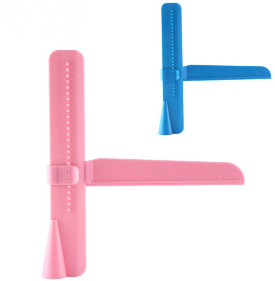Excitat taartschraper Roze blauw (2 stuks)