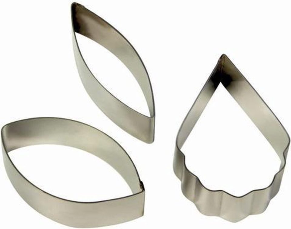 PME Cattleya Orchid flower/Petal cutter set/3